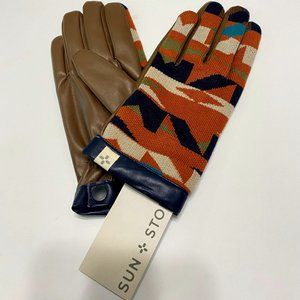 Faux Leather Gloves